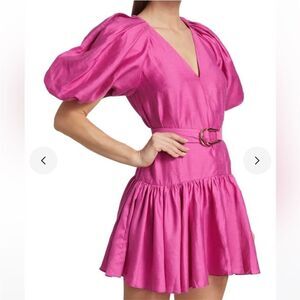 ACLER Wheatland Dress in Flamingo Women’s Size AU8 / US 4 Retail $395